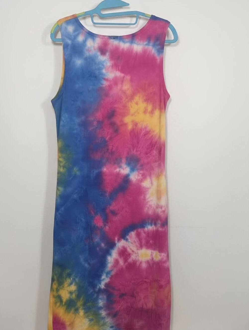 Tie-Dye V-Neck Sleeveless Dress - Picture 2 of 3